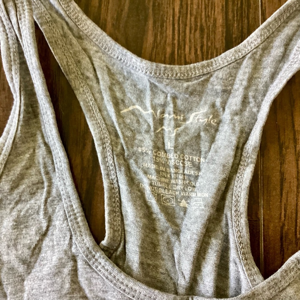 Miami Style Racerback Tank Top - Picture 3 of 6